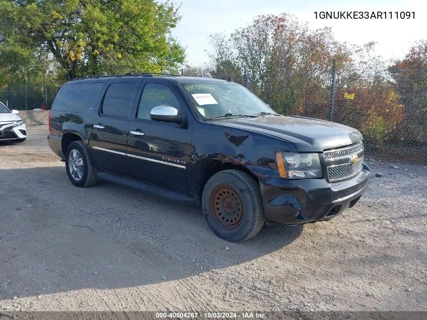 1GNUKKE33AR111091 2010 Chevrolet Suburban 1500 Ltz