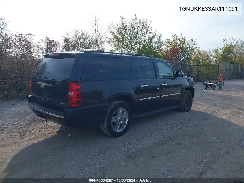 1GNUKKE33AR111091 2010 Chevrolet Suburban 1500 Ltz