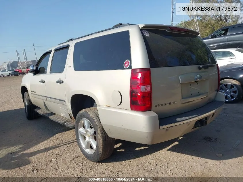 2010 Chevrolet Suburban 1500 Ltz VIN: 1GNUKKE38AR179872 Lot: 40516355