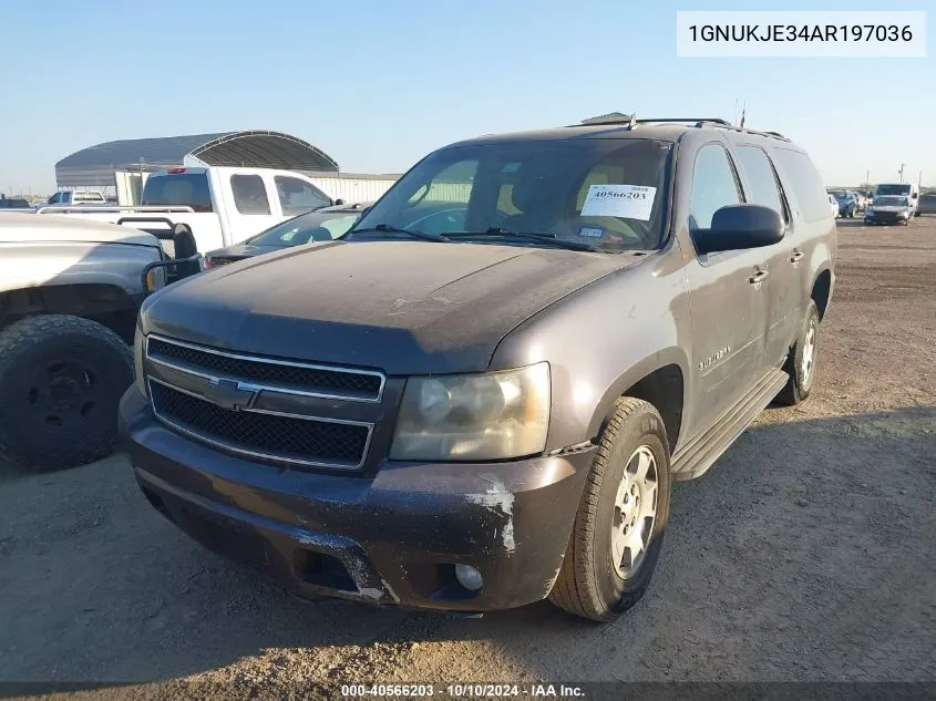 2010 Chevrolet Suburban 1500 Lt1 VIN: 1GNUKJE34AR197036 Lot: 40566203