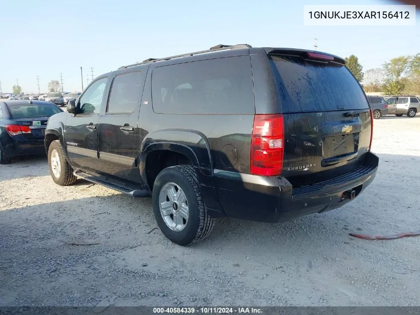 2010 Chevrolet Suburban 1500 Lt1 VIN: 1GNUKJE3XAR156412 Lot: 40584339