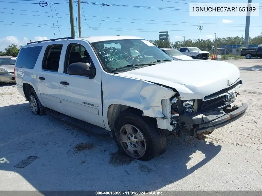 2010 Chevrolet Suburban 1500 Ls VIN: 1GNUCHE07AR165189 Lot: 40616959