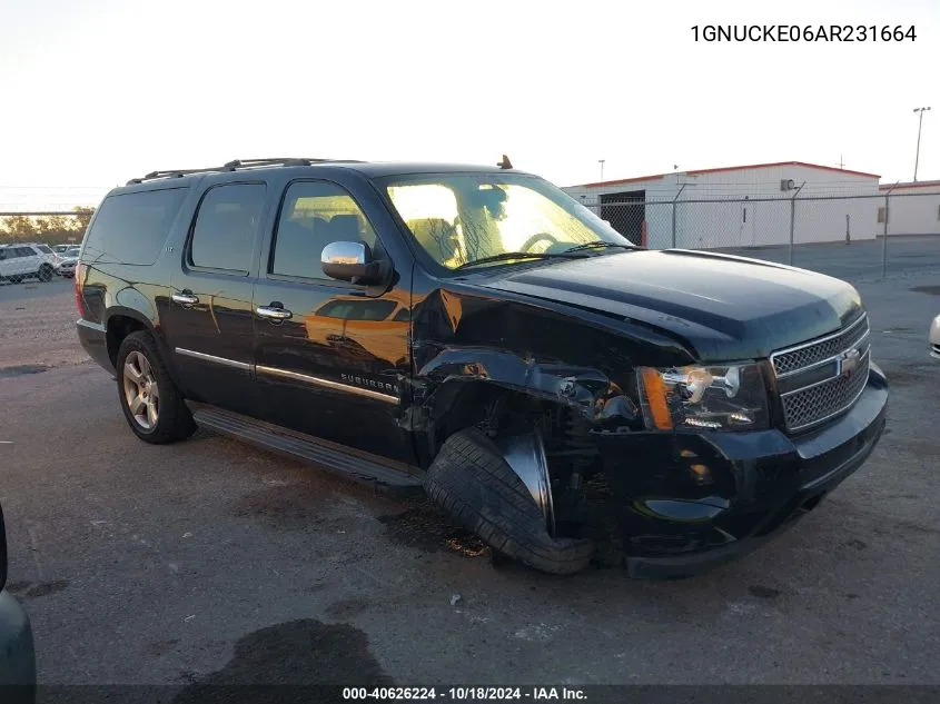 2010 Chevrolet Suburban 1500 Ltz VIN: 1GNUCKE06AR231664 Lot: 40626224