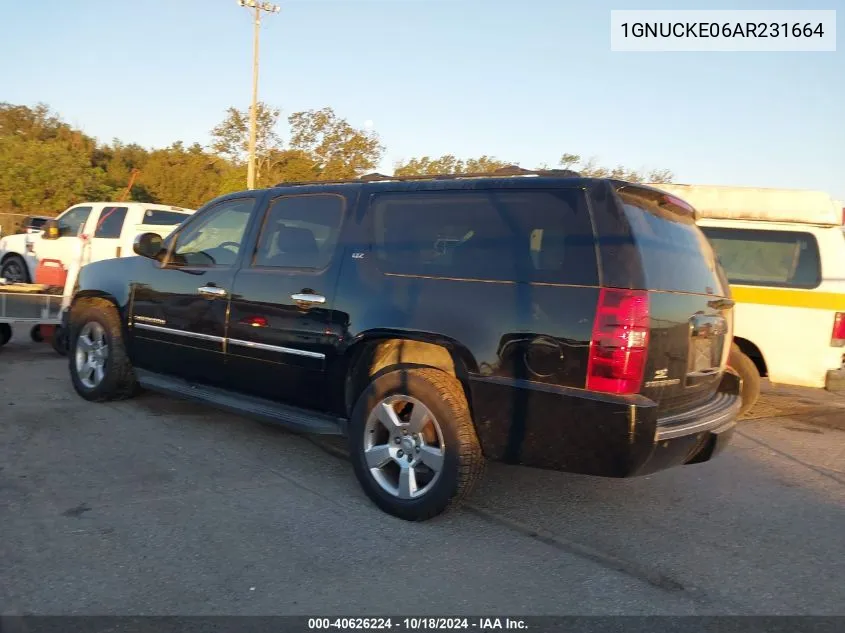 2010 Chevrolet Suburban 1500 Ltz VIN: 1GNUCKE06AR231664 Lot: 40626224