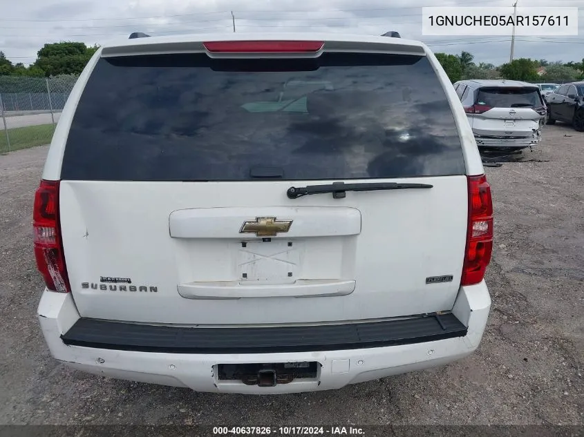 2010 Chevrolet Suburban 1500 Ls VIN: 1GNUCHE05AR157611 Lot: 40637826