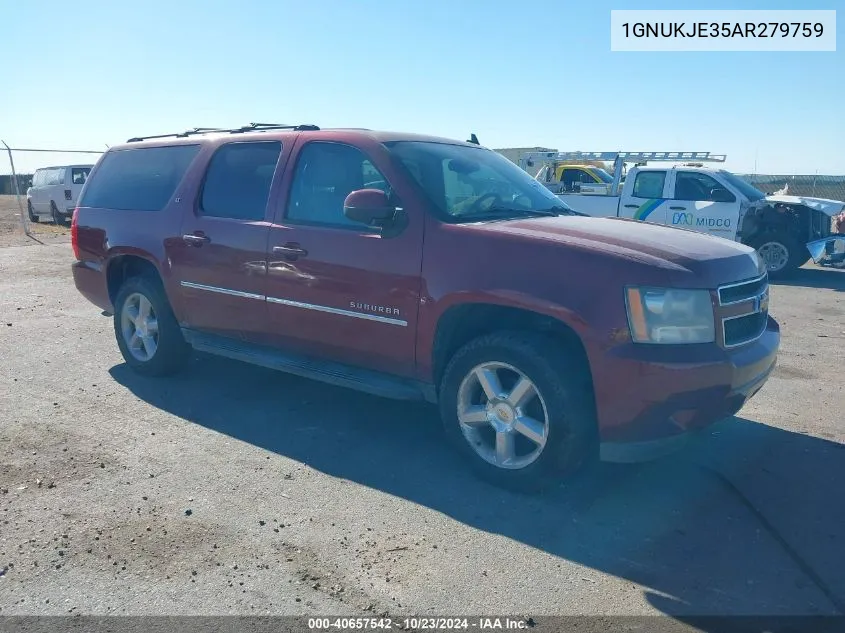 2010 Chevrolet Suburban 1500 Lt1 VIN: 1GNUKJE35AR279759 Lot: 40657542