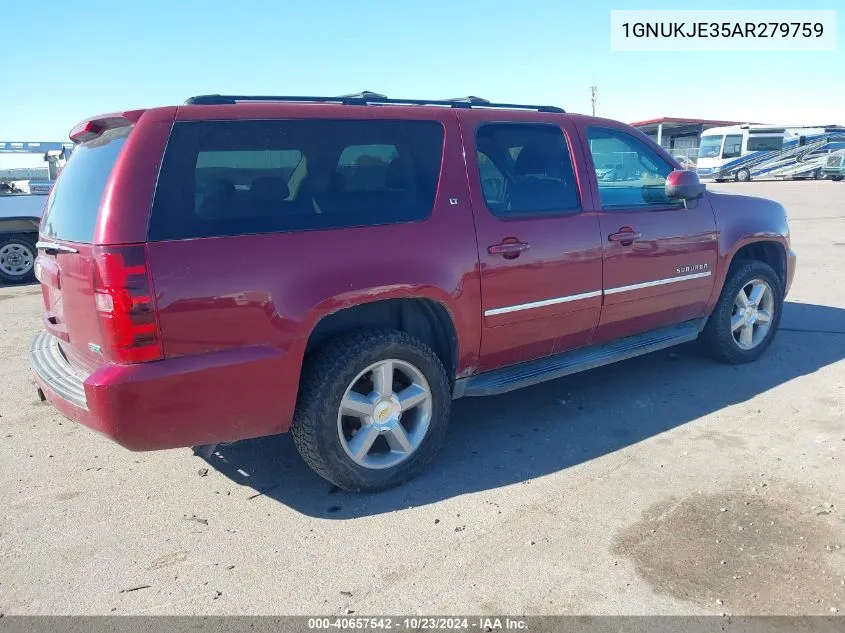 2010 Chevrolet Suburban 1500 Lt1 VIN: 1GNUKJE35AR279759 Lot: 40657542