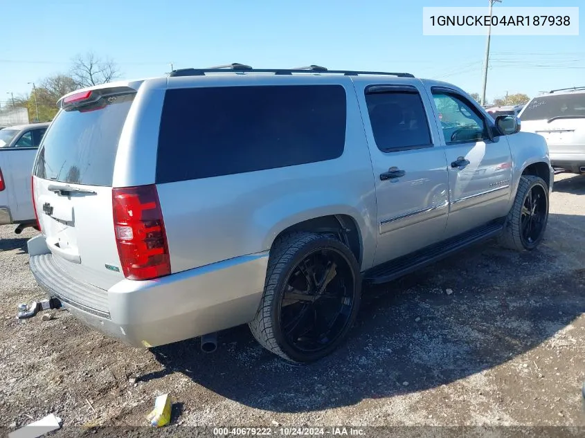 2010 Chevrolet Suburban 1500 Ltz VIN: 1GNUCKE04AR187938 Lot: 40679222