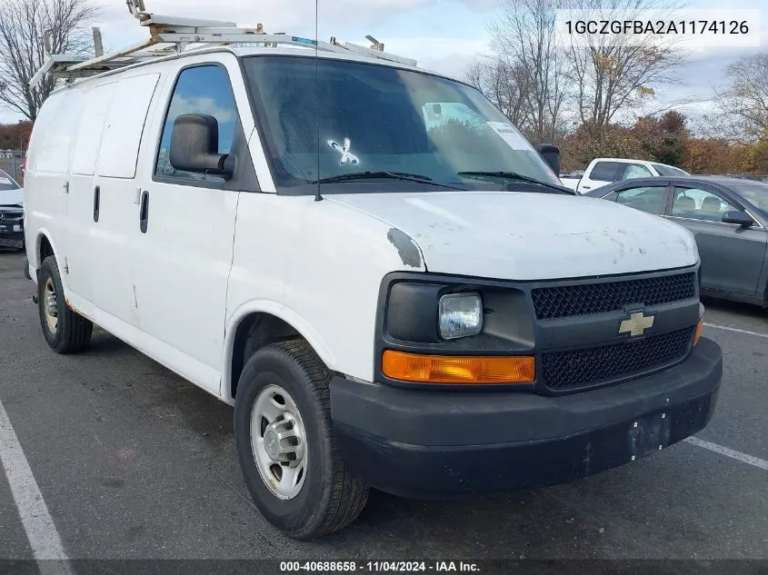 2010 Chevrolet Express 2500 Work Van VIN: 1GCZGFBA2A1174126 Lot: 40688658