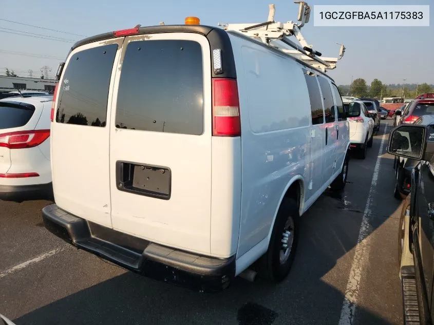 1GCZGFBA5A1175383 2010 Chevrolet Express 2500 Work Van