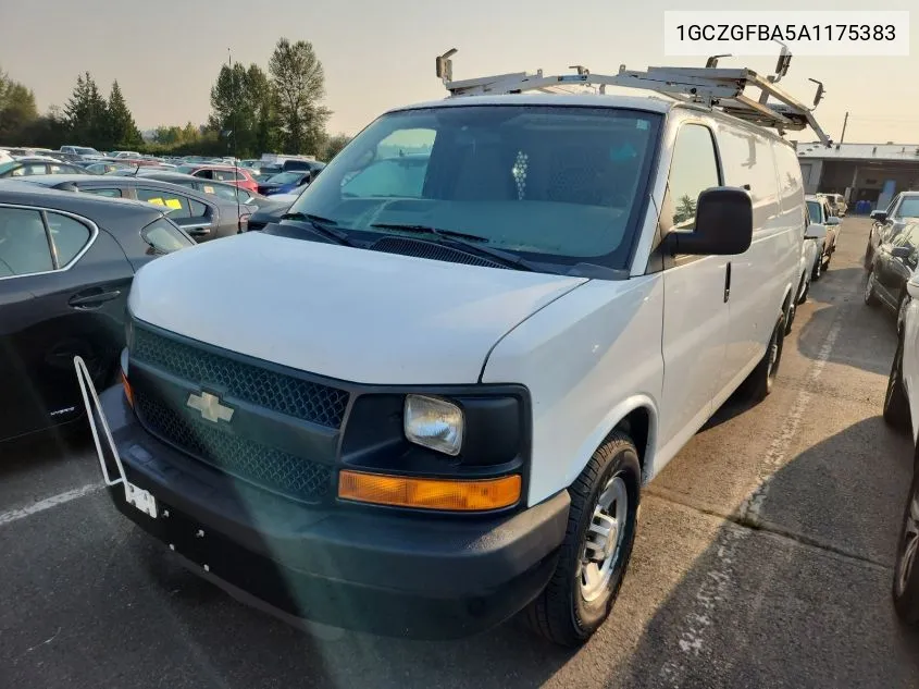 2010 Chevrolet Express 2500 Work Van VIN: 1GCZGFBA5A1175383 Lot: 40697122