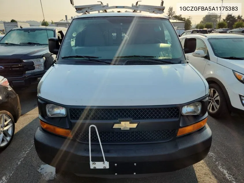 2010 Chevrolet Express 2500 Work Van VIN: 1GCZGFBA5A1175383 Lot: 40697122