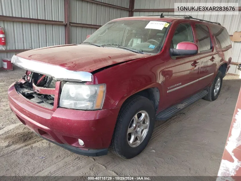 1GNUKJE3XAR283676 2010 Chevrolet Suburban 1500 Lt1