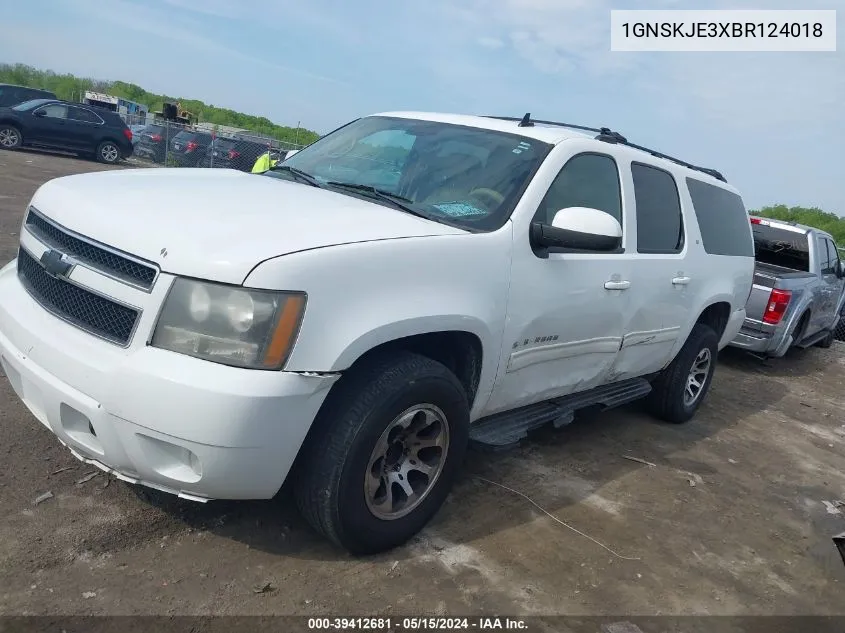 2011 Chevrolet Suburban 1500 Lt1 VIN: 1GNSKJE3XBR124018 Lot: 39412681