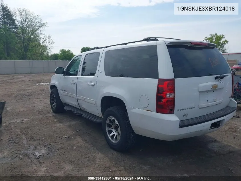 1GNSKJE3XBR124018 2011 Chevrolet Suburban 1500 Lt1