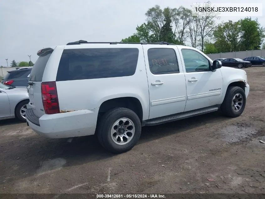 1GNSKJE3XBR124018 2011 Chevrolet Suburban 1500 Lt1