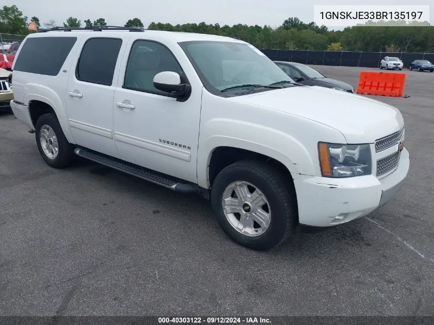 2011 Chevrolet Suburban 1500 Lt1 VIN: 1GNSKJE33BR135197 Lot: 40303122