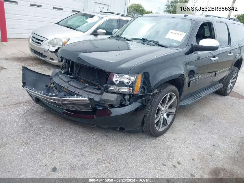 2011 Chevrolet Suburban 1500 Lt1 VIN: 1GNSKJE32BR386342 Lot: 40415958