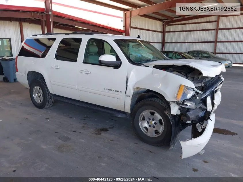 2011 Chevrolet Suburban 1500 Lt1 VIN: 1GNSKJE3XBR192562 Lot: 40442123