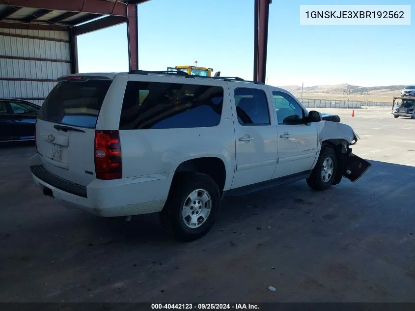 2011 Chevrolet Suburban 1500 Lt1 VIN: 1GNSKJE3XBR192562 Lot: 40442123