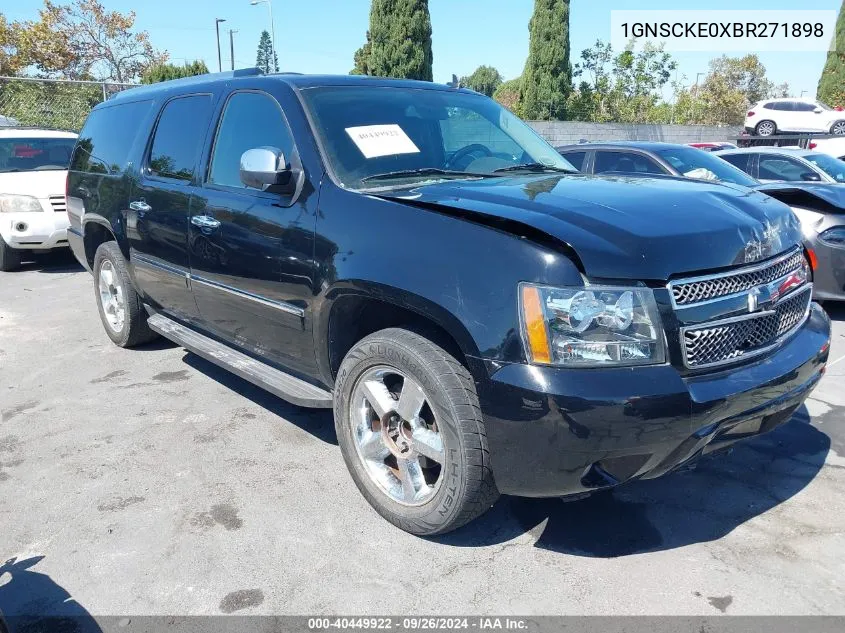 2011 Chevrolet Suburban 1500 Ltz VIN: 1GNSCKE0XBR271898 Lot: 40449922