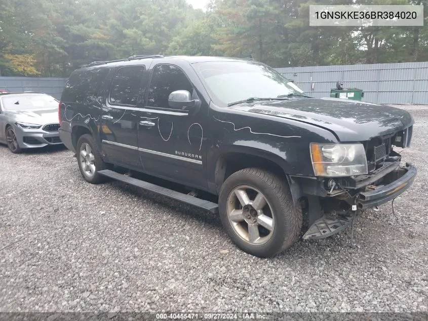 2011 Chevrolet Suburban 1500 Ltz VIN: 1GNSKKE36BR384020 Lot: 40455471