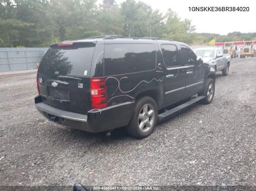 2011 Chevrolet Suburban 1500 Ltz VIN: 1GNSKKE36BR384020 Lot: 40455471