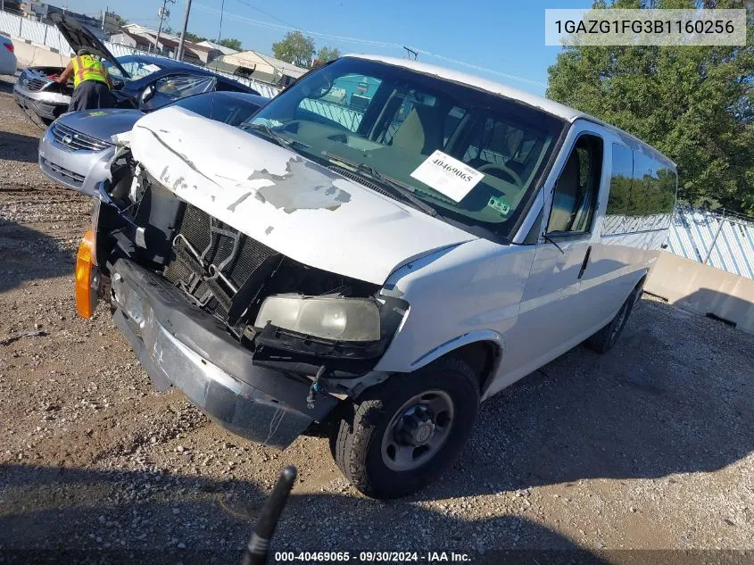 2011 Chevrolet Express 3500 Lt VIN: 1GAZG1FG3B1160256 Lot: 40469065