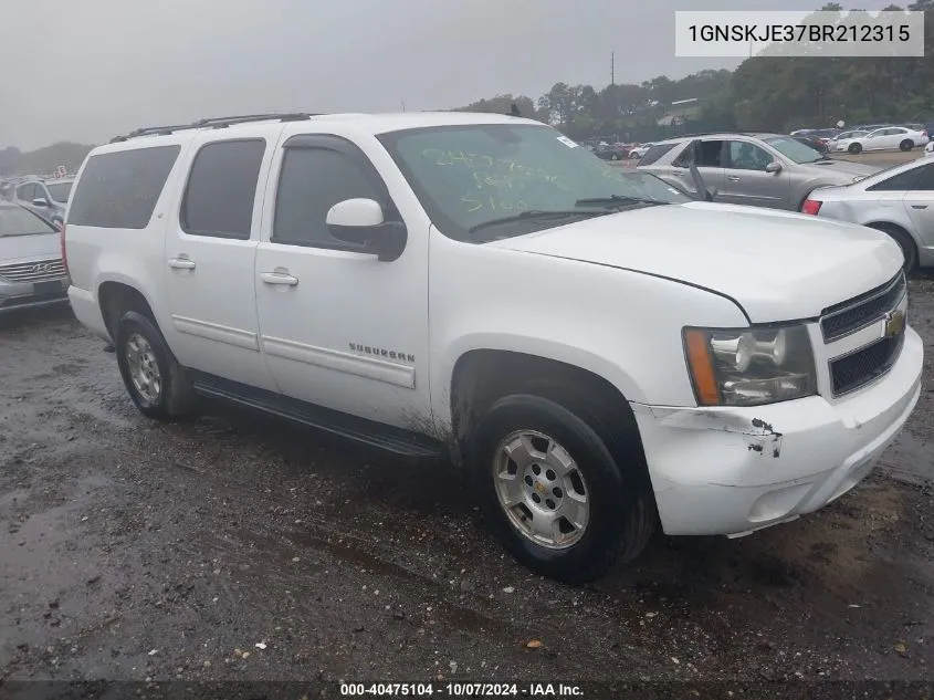 2011 Chevrolet Suburban 1500 Lt1 VIN: 1GNSKJE37BR212315 Lot: 40475104