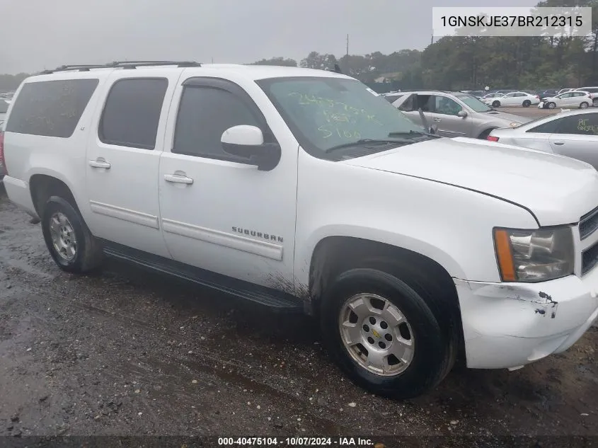 2011 Chevrolet Suburban 1500 Lt1 VIN: 1GNSKJE37BR212315 Lot: 40475104