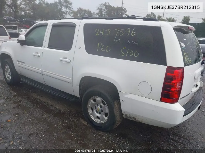 2011 Chevrolet Suburban 1500 Lt1 VIN: 1GNSKJE37BR212315 Lot: 40475104