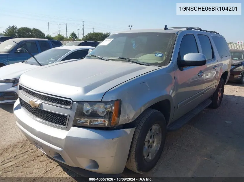 1GNSCHE06BR104201 2011 Chevrolet Suburban 1500 Ls