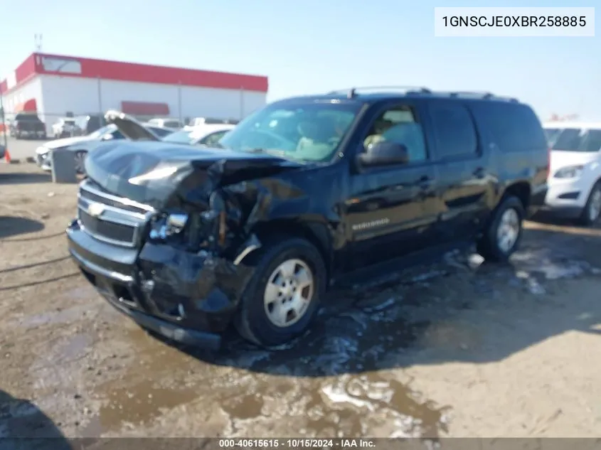 2011 Chevrolet Suburban 1500 Lt1 VIN: 1GNSCJE0XBR258885 Lot: 40615615