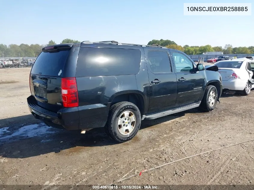 2011 Chevrolet Suburban 1500 Lt1 VIN: 1GNSCJE0XBR258885 Lot: 40615615