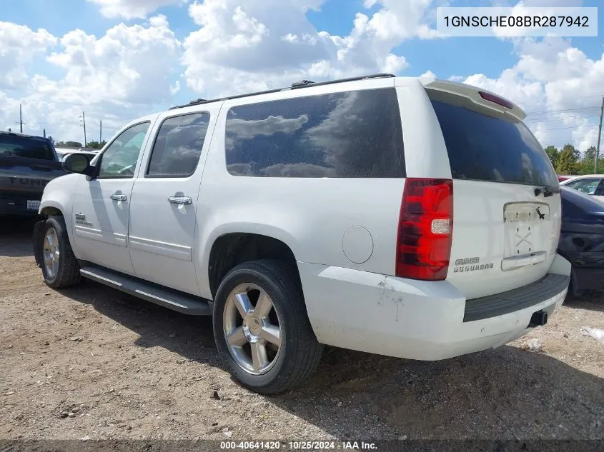 1GNSCHE08BR287942 2011 Chevrolet Suburban 1500 Ls