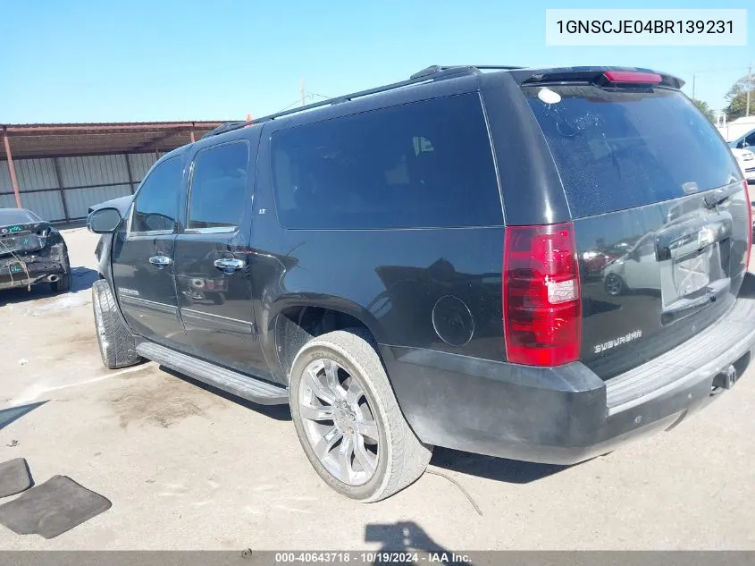 2011 Chevrolet Suburban 1500 Lt1 VIN: 1GNSCJE04BR139231 Lot: 40643718