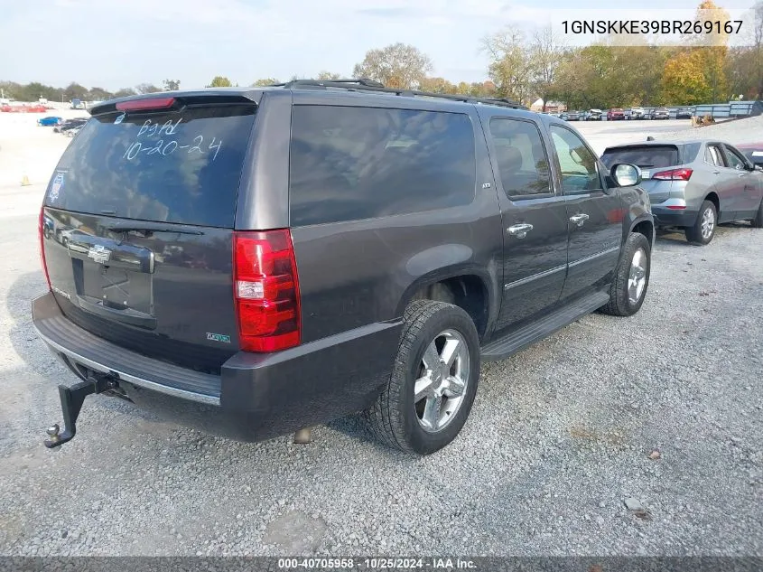 2011 Chevrolet Suburban 1500 Ltz VIN: 1GNSKKE39BR269167 Lot: 40705958