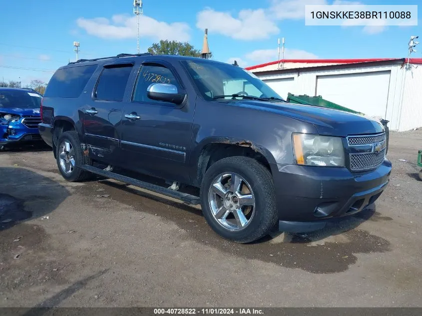 2011 Chevrolet Suburban 1500 Ltz VIN: 1GNSKKE38BR110088 Lot: 40728522