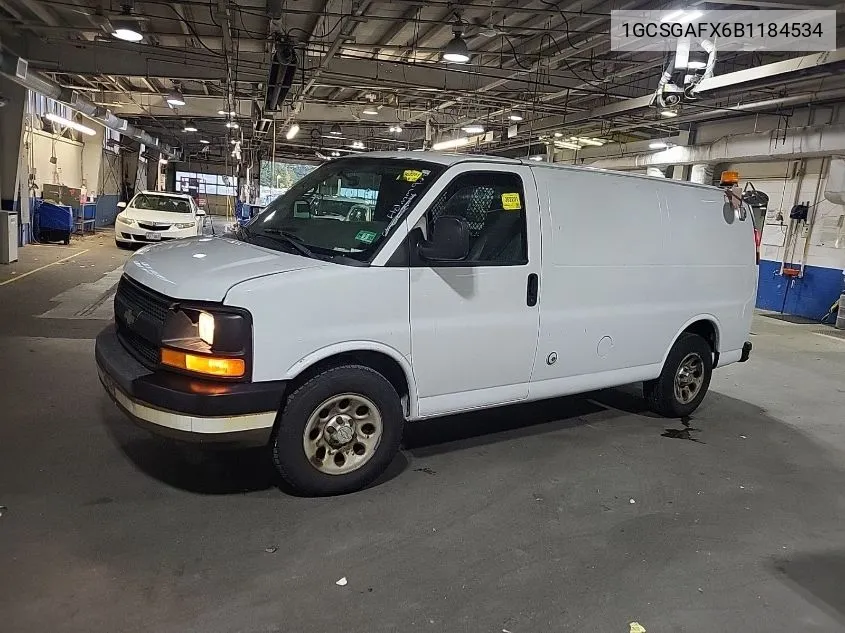 2011 Chevrolet Express G1500 VIN: 1GCSGAFX6B1184534 Lot: 40778355