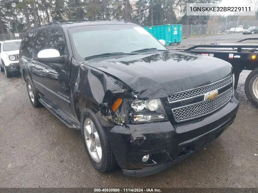 2011 Chevrolet Suburban 1500 Ltz VIN: 1GNSKKE32BR229111 Lot: 40830980