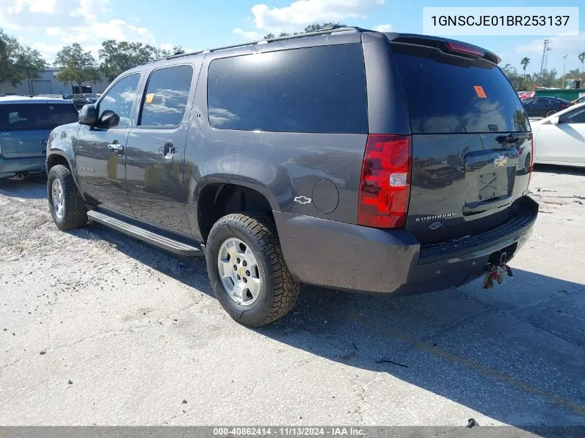 2011 Chevrolet Suburban 1500 Lt1 VIN: 1GNSCJE01BR253137 Lot: 40862414