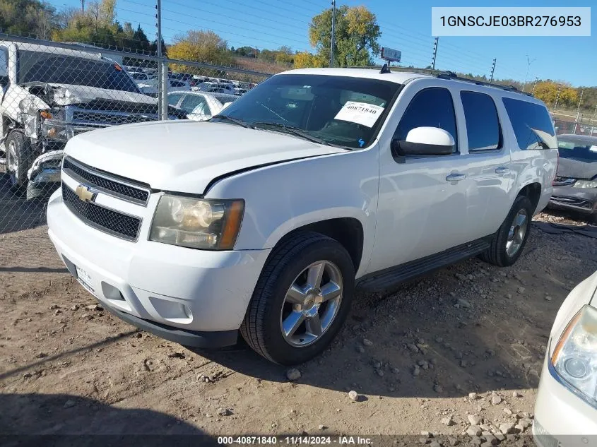 2011 Chevrolet Suburban 1500 Lt1 VIN: 1GNSCJE03BR276953 Lot: 40871840