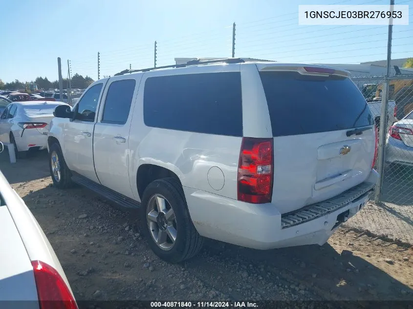 2011 Chevrolet Suburban 1500 Lt1 VIN: 1GNSCJE03BR276953 Lot: 40871840