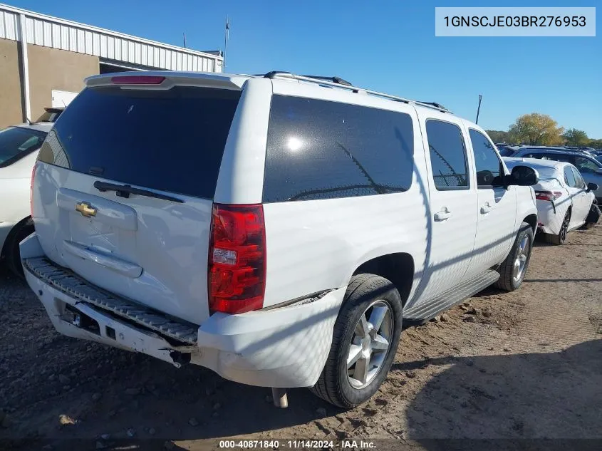 2011 Chevrolet Suburban 1500 Lt1 VIN: 1GNSCJE03BR276953 Lot: 40871840