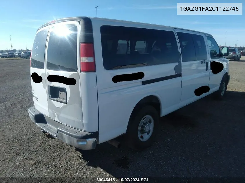 1GAZG1FA2C1122746 2012 Chevrolet Express G3500 Lt