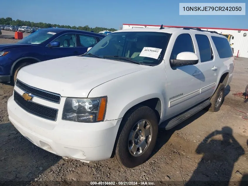 2012 Chevrolet Suburban 1500 K1500 Lt VIN: 1GNSKJE79CR242050 Lot: 40156602