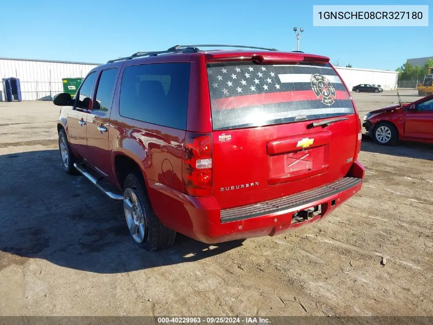 2012 Chevrolet Suburban 1500 Ls VIN: 1GNSCHE08CR327180 Lot: 40229963