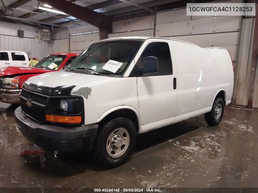 2012 Chevrolet Express 2500 Work Van VIN: 1GCWGFCA4C1128253 Lot: 40244145