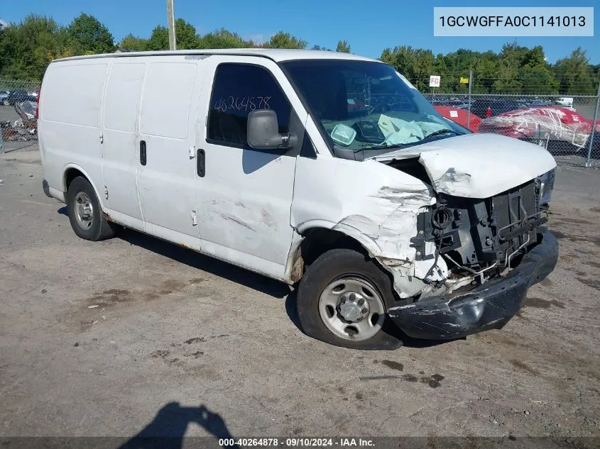 2012 Chevrolet Express G2500 VIN: 1GCWGFFA0C1141013 Lot: 40264878