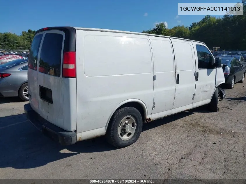 2012 Chevrolet Express G2500 VIN: 1GCWGFFA0C1141013 Lot: 40264878